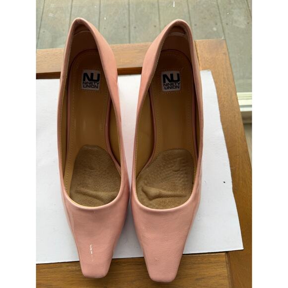 Statement Women's Blink Pump blush gold Preppy, Party dress block heel size 8 - Picture 7 of 9